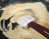 A picture of step 2 of Pista Kesar Milk Burfi.