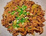 泡菜肉絲炒飯的食譜步驟3照片