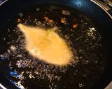 A picture of step 2 of Palak Pakore.