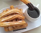 Foto langkah ke 7 dari resep Homemade Churros with Chocolate Dipping Sauce.