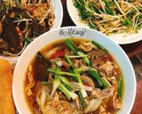 Hình bước làm 5 của món Phở gan cháy