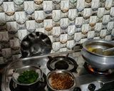 A picture of step 3 of Chana Dal Pulao.