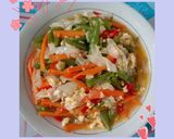 Foto langkah ke 4 dari resep Tumis sayur orak arik telur.