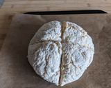 A picture of step 8 of Soda bread with cheese and spring onions.
