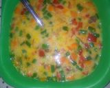 A picture of step 5 of Plantain fritata.