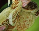 Foto langkah ke 9 dari resep Roti Canai Teburai.
