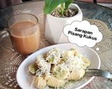 Foto langkah ke 3 dari resep Pisang Kukus Matcha Keju.
