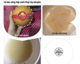 Hình bước làm 1 của món Lê hấp cách thuỷ