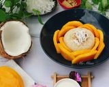 Hình bước làm 1 của món Xôi Xoài Thailand