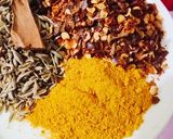 A picture of step 1 of Chicken pulao in my style.
