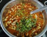 A picture of step 6 of Mushroom potato biryani.