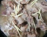 A picture of step 4 of Mutton white karahi.