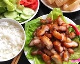 Hình bước làm 3 của món Ba rọi chiên mắm tỏi