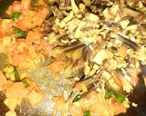 A picture of step 3 of Banana flower asian style.