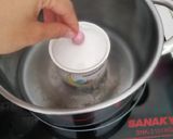 Hình bước làm 7 của món Óc heo chưng bí đỏ cho bé