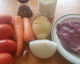 Foto del paso 1 de la receta: Pajaritos (rollos de carne con verduras)