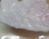 A picture of step 1 of Kashmiri Kesar Phirni.