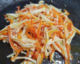 紅蘿蔔金針菇炒蛋的食譜步驟4照片