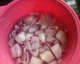 A picture of step 6 of Rajma chaval.