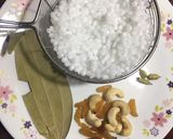 A picture of step 1 of Sabudana Kheer.