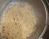 A picture of step 2 of Buldak Fire Noodles.