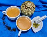 A picture of step 5 of Cardamom tea (Elaichi chai).