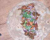 A picture of step 10 of Chicken Roll.
