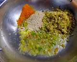 Chauli & nuts stuffed paratha recipe step 2 photo