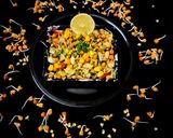 A picture of step 4 of Desi Sprouts Chaat.