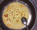 A picture of step 6 of Multi-layered chapatis.