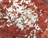 A picture of step 5 of Gajar ka halwa.