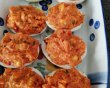 Foto del paso 8 de la receta: Huevos rellenos vegetarianos gratinados