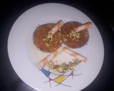 A picture of step 8 of Kunafa vermicelli cups.