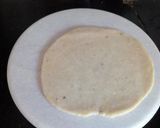 A picture of step 3 of Besan ki khasta mathri.