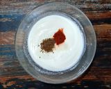 A picture of step 3 of Navratri Special Cucumber Raita.
