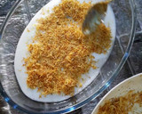 صورة لخطوة 2 من وصفة طبقات كنافة ومهلبية(صحي)