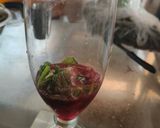 A picture of step 2 of Rose Mocktail.