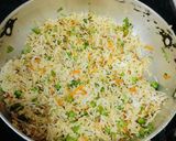 A picture of step 3 of Quick Herb Rice For Tiffin.