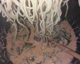 Csirkés-spenótos spagetti recept fázis 5 fotója