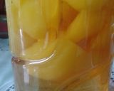Hình bước làm 5 của món Đào tươi ngâm -Pha Trà Đào