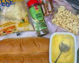 चीज़ ग्रीन कोरिएंडर गार्लिक ब्रेड इन किड्स टिफिन (एयर फ्रायर में) Cheese Green Coriander Garlic Bread in Kids Tiffin रेसिपी चरण 1 फोटो