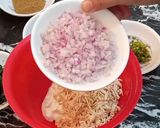 A picture of step 8 of Shikum Puri kebab🍘.