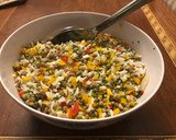 Foto del paso 5 de la receta: Ensalada de lentejas con arroz