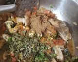 A picture of step 5 of Veg mushroom biryani.