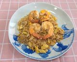 รูปขั้นตอนการทำที่ 6 ของ ข้าวผัดกุ้ง