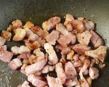 Foto del paso 1 de la receta: Bocadillo de pollo, pimientos y bacon sin gluten