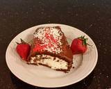 Chocolate Strawberry Cream Cake Roll recipe step 29 photo