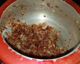 A picture of step 1 of Mutton Pulao.