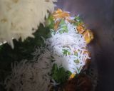A picture of step 9 of Kache chicken ki biryani.