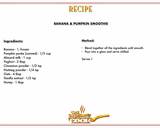 Pumpkin and banana smoothie recipe step 1 photo